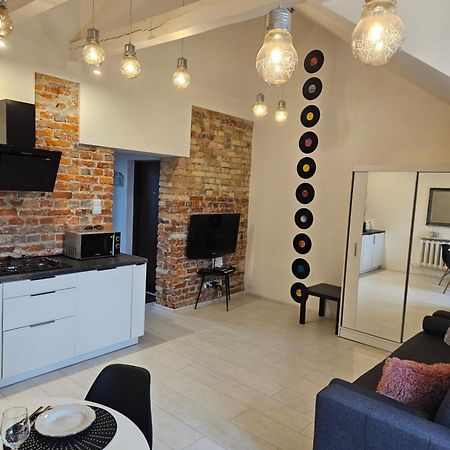 Ferienwohnung Art Vinyl Loft Białystok Exterior foto