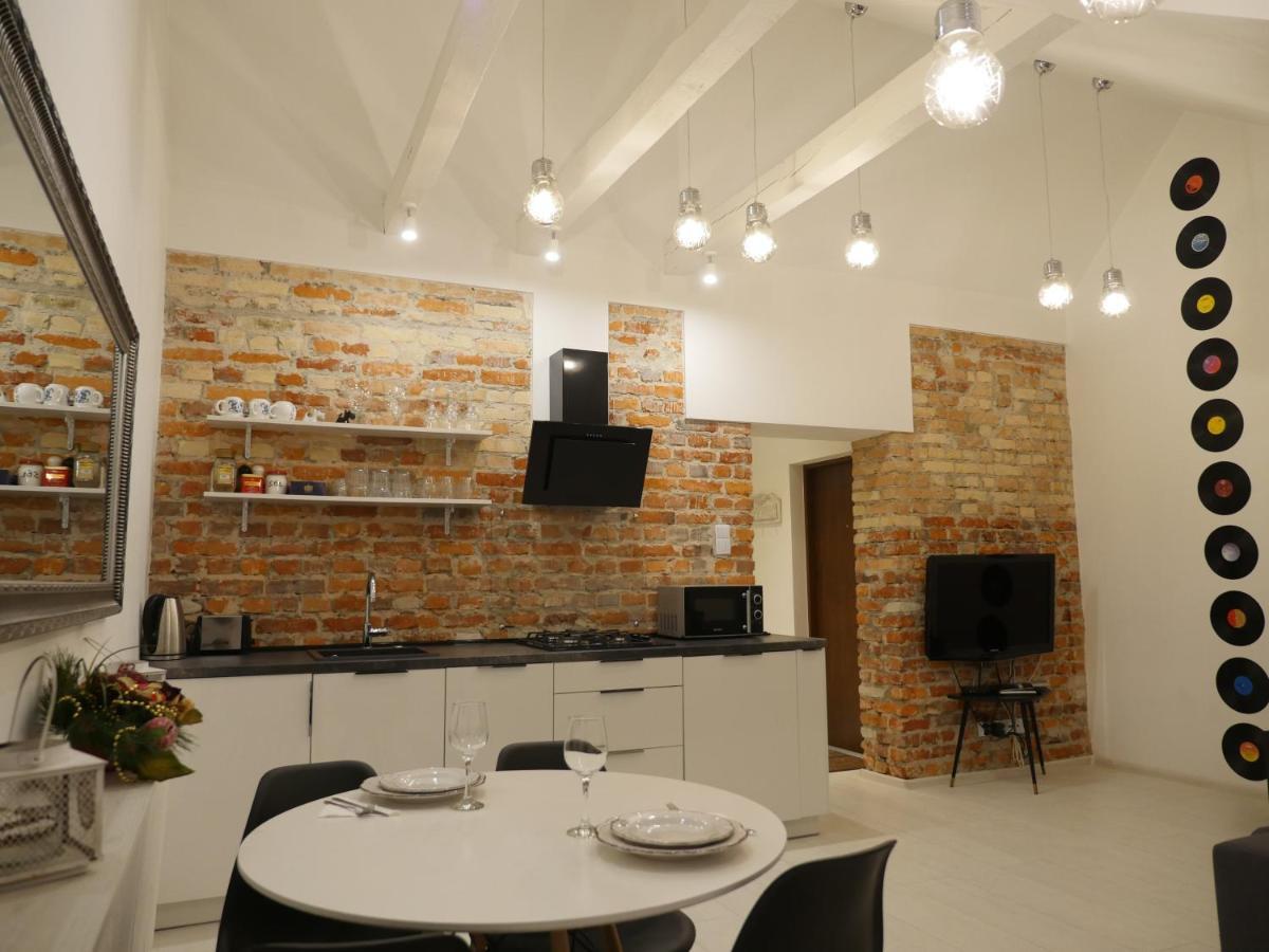 Ferienwohnung Art Vinyl Loft Białystok Exterior foto